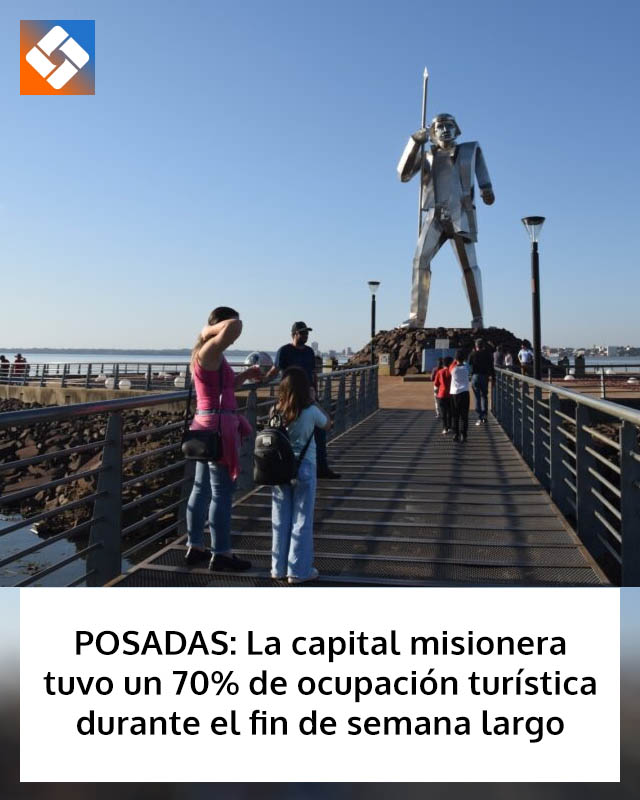 POSADAS: La capital misionera tuvo un 70% de ocupación turística durante el fin de semana largo