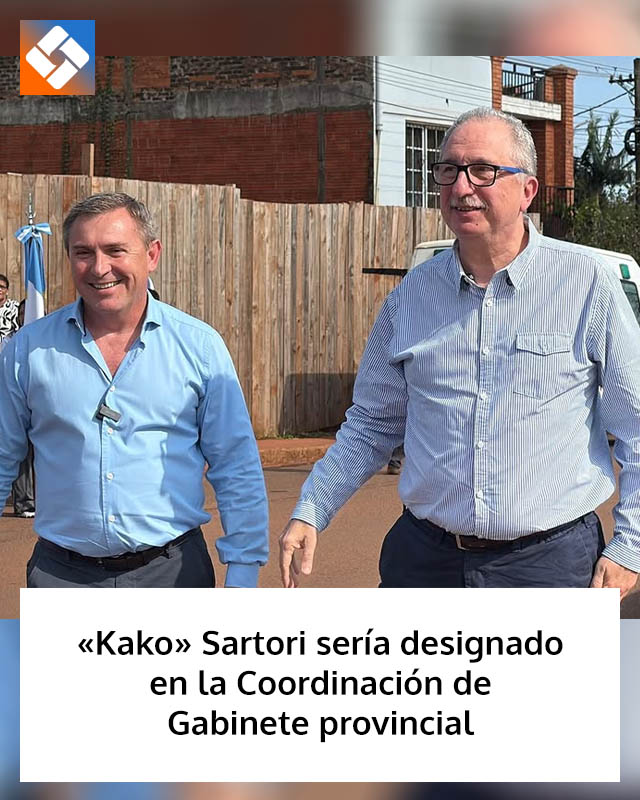 «Kako» Sartori sería designado en la Coordinación de Gabinete provincial