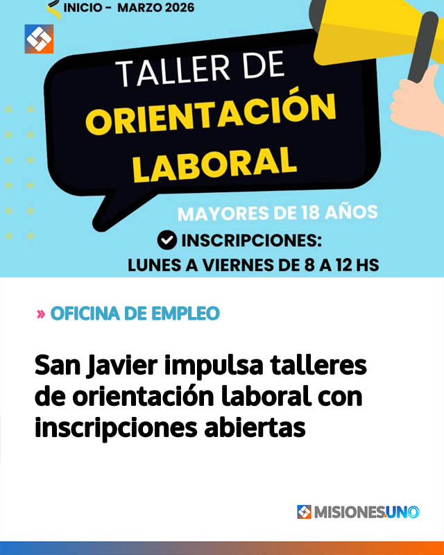 San Javier impulsa talleres de orientación laboral con inscripciones abiertas