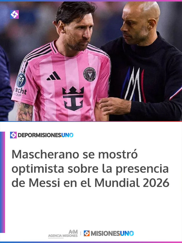 Mascherano se mostró optimista sobre la presencia de Messi en el Mundial 2026
