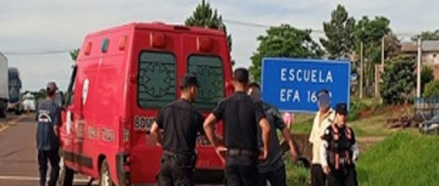 SAN PEDRO: Grave accidente en la Ruta Nacional 14