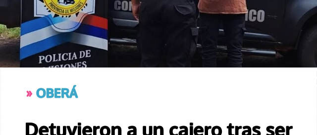 Detuvieron a un cajero tras ser filmado robando dinero en un supermercado