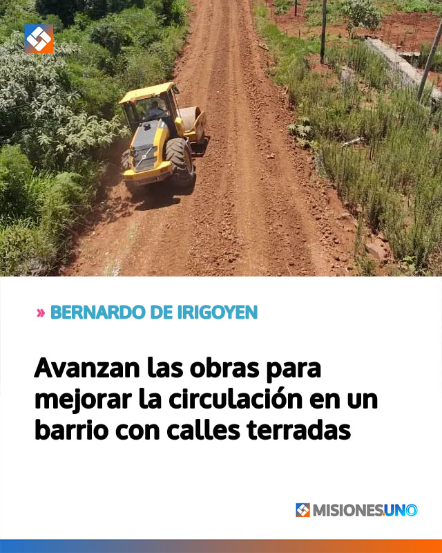 Avanzan las obras para mejorar la circulación en un barrio con calles terradas