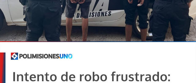 Intento de robo frustrado: dos hermanos fueron detenidos tras un operativo policial