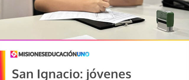 San Ignacio: jóvenes firmaron convenios para ingresar y permanecer en la Residencia Estudiantil Municipal