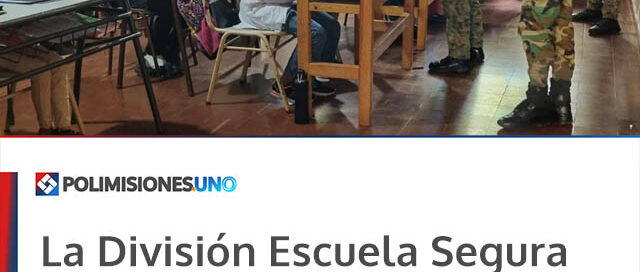 Misiones: La División Escuela Segura fortalece la prevención y el acompañamiento en las instituciones educativas