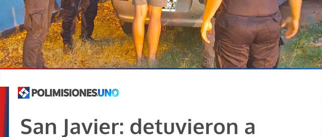 San Javier: detuvieron a un ladrón de ganado y secuestraron el vehículo usado para trasladar la carne